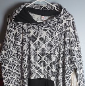 LuLaRoe Amber hoodie size 3x